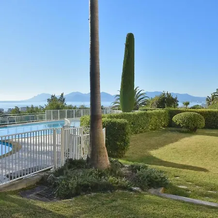 1-br Sea View Luxury Residential With Pool Lägenhet Cannes